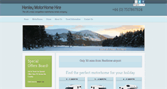 Desktop Screenshot of henley-motorhome-hire.co.uk